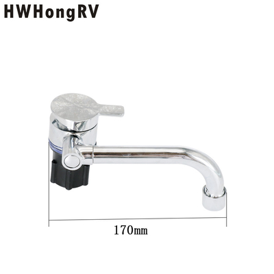 4 way rotatable finishRv Faucets Yacht Small Space Kitchen Tap Faucet with electroplating finish