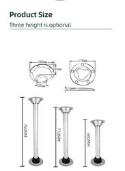 mortorhome parts table leg can be removeable easily/caravan table support legs for motor home table