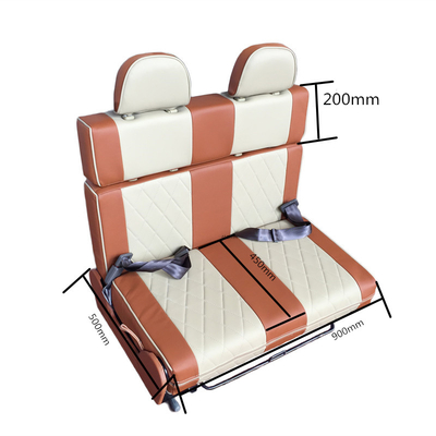 motorhome seat mpv folding seat caravan seat with 4way movement auto seat for double people business car pair seat