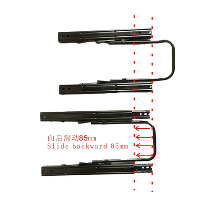 double lock caravan slider bus seat manual rail for  van seat good quality seat sliding and the seating runner