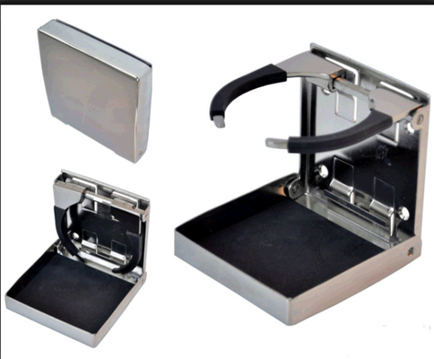 Stainless steelfolding cupholder for the caravan motorhomes adjustable cup bracket for the RV