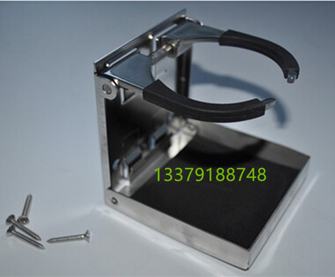 Stainless steelfolding cupholder for the caravan motorhomes adjustable cup bracket for the RV