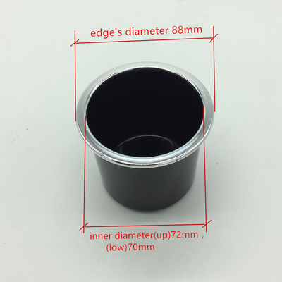 HF-PA74Y ABS car drink holder with silver circle for the motor home and RV