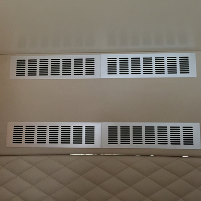 VB150 good quality aluminum silver color caravan Ventilated board for motorhomes